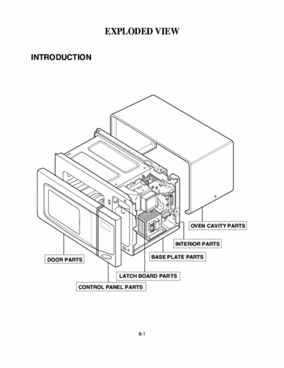 LG MS-283TD LG MS-283TD explode view